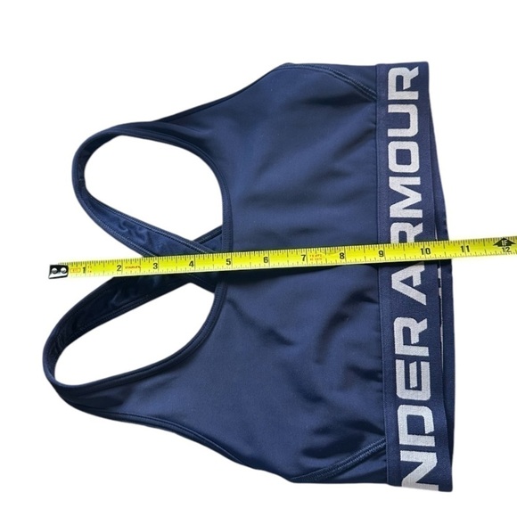 Under Armour Women’s Mid Cross Back Bra / Navy / Size Small - Picture 5 of 6